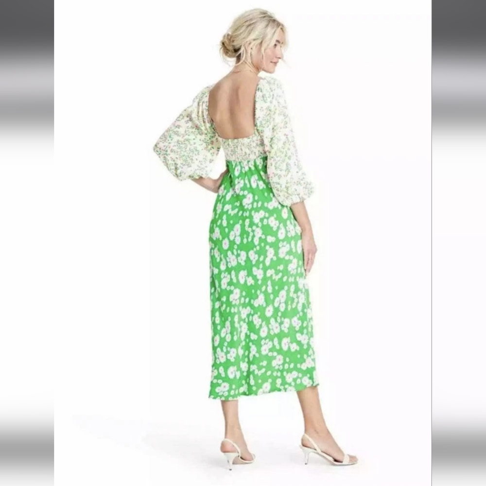 RIXO X Target Daisy Floral Midi Swing Dress Size 4 - Picture 2 of 9